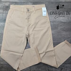 AG Adriano Goldschmied The Caden Tailored Trouser Pants Beige NWT Size 4 (27)